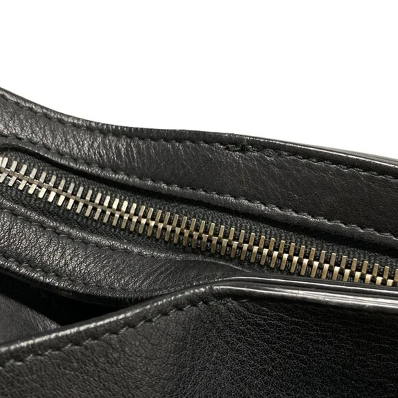 Auth BALENCIAGA Black Out City 459509 Black Leather Handbag - Picture 16 of 16